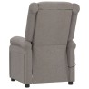 Fauteuil inclinable électrique Taupe Tissu 