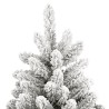 Sapin de Noël artificiel à charnières avec neige floquée 270 cm 