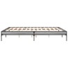 Cadre de lit sans matelas sonoma gris 200x200 cm 