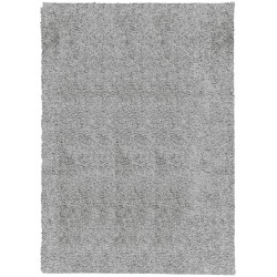 Tapis shaggy PAMPLONA poils longs moderne gris 200x280 cm 