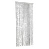 Rideau anti-mouches gris 56x185 cm chenille 