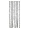 Rideau anti-mouches gris 56x185 cm chenille 