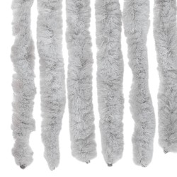 Rideau anti-mouches gris 56x185 cm chenille 