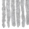 Rideau anti-mouches gris 56x185 cm chenille 