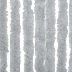 Rideau anti-mouches gris 56x185 cm chenille 