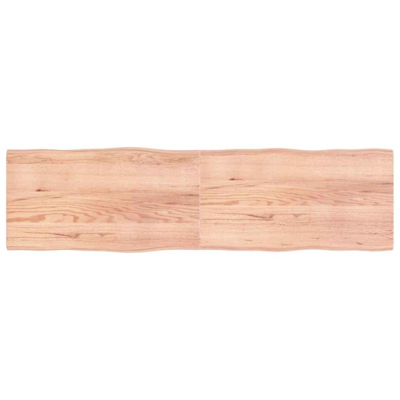 Dessus de table bois massif traité bordure assortie 