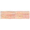 Dessus de table bois massif traité bordure assortie 
