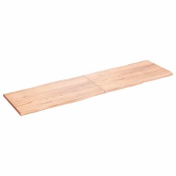 Dessus de table bois massif traité bordure assortie 