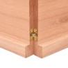 Dessus de table bois massif traité bordure assortie 