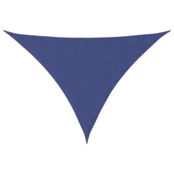 Voile de parasol tissu oxford triangulaire 4x4x5,8 m bleu  