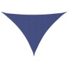 Voile de parasol tissu oxford triangulaire 4x4x5,8 m bleu  