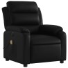 Fauteuil de massage inclinable électrique noir similicuir 
