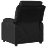 Fauteuil de massage inclinable électrique noir similicuir 
