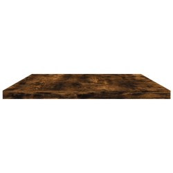 Étagères murales 4 pcs chêne fumé 60x30x1,5cm bois d'ingénierie 