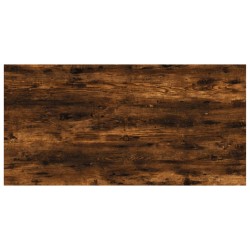 Étagères murales 4 pcs chêne fumé 60x30x1,5cm bois d'ingénierie 