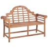 Banc de jardin 127x58,5x92,5 cm Bois massif de teck 