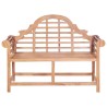 Banc de jardin 127x58,5x92,5 cm Bois massif de teck 