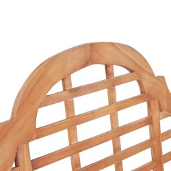 Banc de jardin 127x58,5x92,5 cm Bois massif de teck 