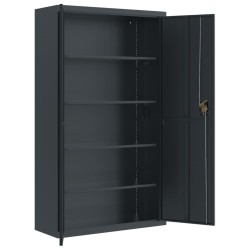 Classeur anthracite 105x40x180 cm acier 