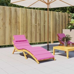 Coussin de chaise longue rose tissu oxford 