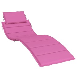 Coussin de chaise longue rose tissu oxford 