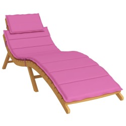 Coussin de chaise longue rose tissu oxford 