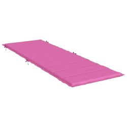 Coussin de chaise longue rose tissu oxford 