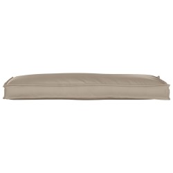 Coussin de palette pour banc Taupe 110x40x8 cm Tissu Oxford 