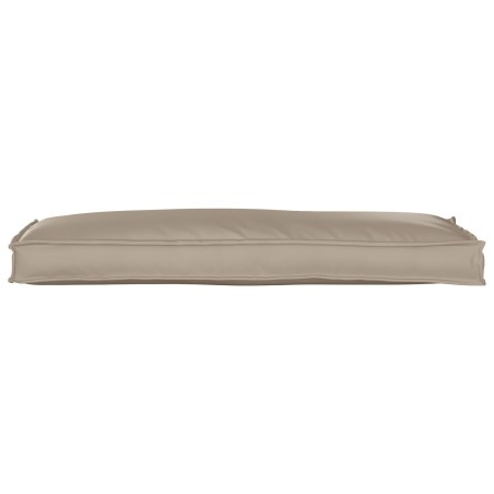 Coussin de palette pour banc Taupe 110x40x8 cm Tissu Oxford 