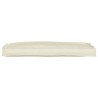 Coussin de palette pour banc Crème 110x40x8 cm Tissu Oxford 