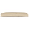 Coussin de palette pour banc beige 110x40x8 cm toile Oxford 
