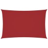 Voile de parasol tissu oxford rectangulaire 2x4,5 m rouge 