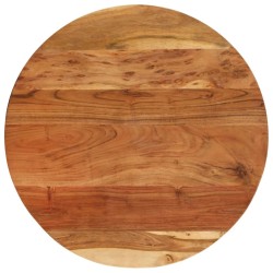 Table d'appoint 60x(42-62) cm Bois massif d'acacia et fonte 