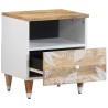 Tables de chevet 2 pcs 40x33x46 cm Bois de manguier solide 