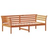 Lit de jour sans matelas cire marron 90x190 cm bois pin massif 