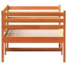 Lit de jour sans matelas cire marron 90x190 cm bois pin massif 