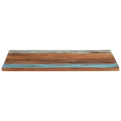 Dessus de table rectangulaire 70x90 cm 25-27 mm Bois récupéré 