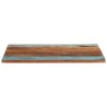 Dessus de table rectangulaire 70x90 cm 25-27 mm Bois récupéré 