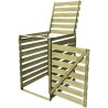 Abri pour poubelle 240 L Bois imprégné 