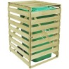 Abri pour poubelle 240 L Bois imprégné 