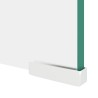 Meuble TV/pour moniteur 120x30x13 cm verre transparent 