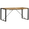 Table à manger 160x80x75 cm bois de manguier massif 