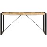 Table à manger 160x80x75 cm bois de manguier massif 