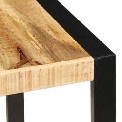Table à manger 160x80x75 cm bois de manguier massif 