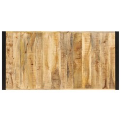 Table à manger 160x80x75 cm bois de manguier massif 