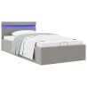 Cadre de lit à rangement hydraulique sans matelas 100x200 cm 