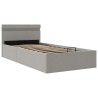 Cadre de lit à rangement hydraulique sans matelas 100x200 cm 