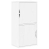 Meubles TV 5 pcs avec rangement ODDA blanc bois de pin massif 