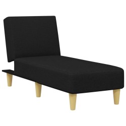 Ensemble de canapés 2 pcs noir tissu 