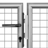 Porte de jardin Acier galvanisé 306x150 cm Argenté 